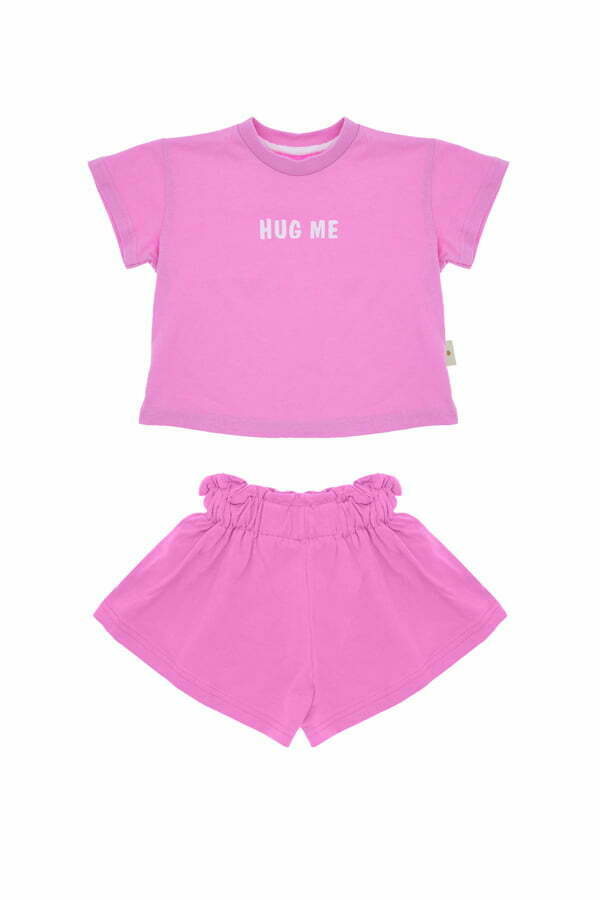 Hug me set dark pink | THE MADLEN STORE