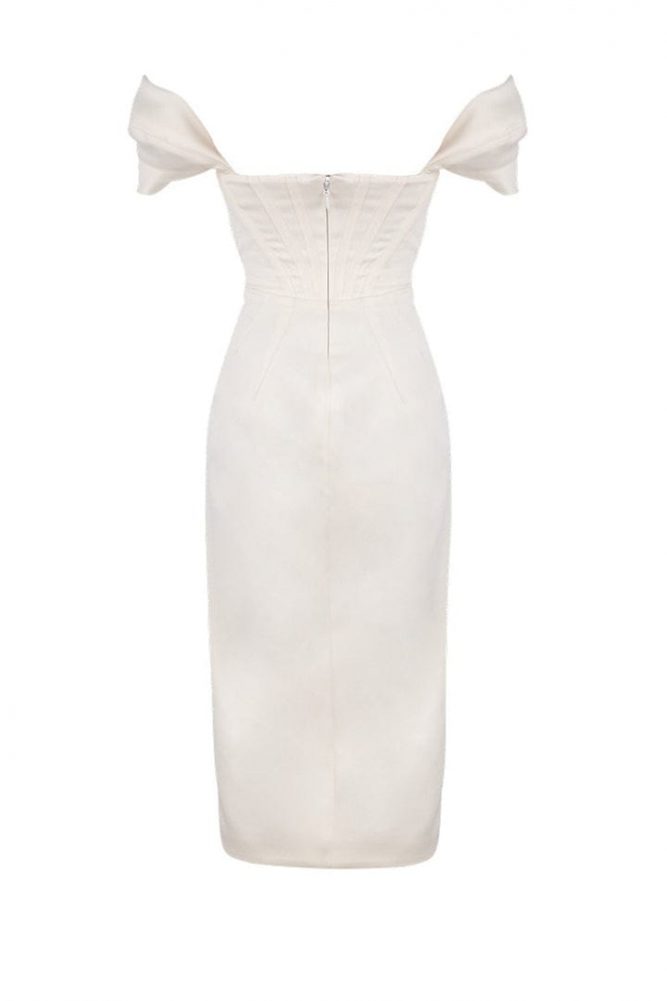 Jasmine white dress | THE MADLEN STORE